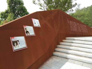 凌云耐候钢挡土墙